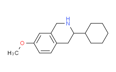CAS No. 1384510-55-7, 3-cyclohexyl-7-methoxy-1,2,3,4-tetrahydroisoquinoline