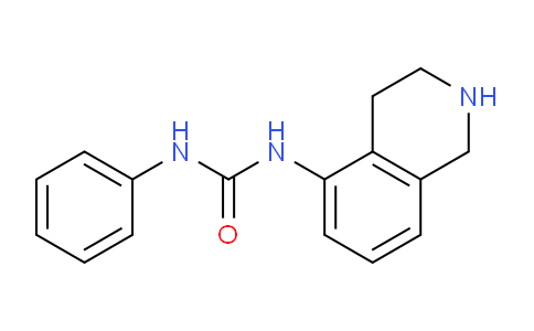 CAS No. 1157922-32-1, 3-phenyl-1-(1,2,3,4-tetrahydroisoquinolin-5-yl)urea