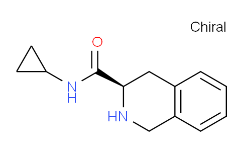 CAS No. 1308980-82-6, (3R)-N-cyclopropyl-1,2,3,4-tetrahydroisoquinoline-3-carboxamide