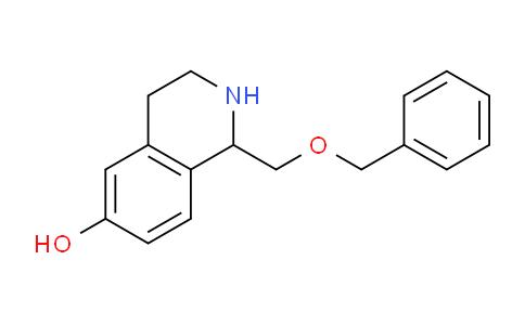 CAS No. 193682-76-7, 1-[(benzyloxy)methyl]-1,2,3,4-tetrahydroisoquinolin-6-ol