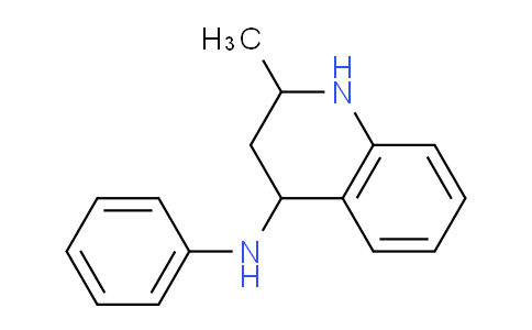 CAS No. 1026-05-7, 2-methyl-N-phenyl-1,2,3,4-tetrahydroquinolin-4-amine