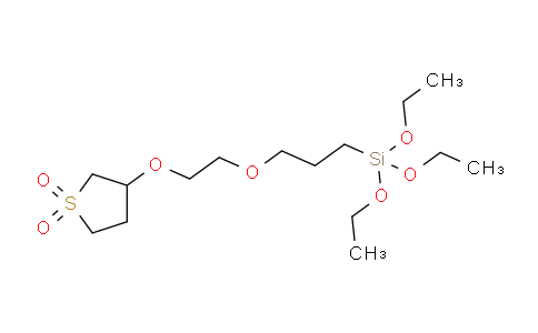 CAS No. 502925-40-8, 3-(2-(3-(triethoxysilyl)propoxy)ethoxy)tetrahydrothiophene 1,1-dioxide