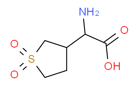 CAS No. 1218504-97-2, 2-amino-2-(1,1-dioxo-1λ⁶-thiolan-3-yl)acetic acid