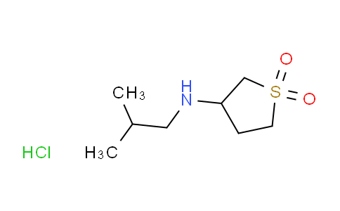 CAS No. 464876-48-0, 3-[(2-methylpropyl)amino]-1λ⁶-thiolane-1,1-dione hydrochloride