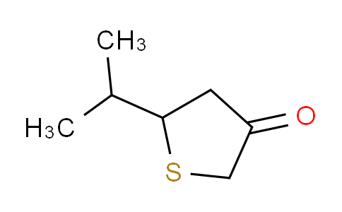CAS No. 75782-71-7, 5-(propan-2-yl)thiolan-3-one