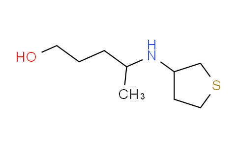 CAS No. 1504887-57-3, 4-[(thiolan-3-yl)amino]pentan-1-ol