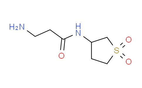 CAS No. 938515-31-2, 3-amino-N-(1,1-dioxo-1λ⁶-thiolan-3-yl)propanamide