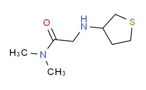 CAS No. 1095587-35-1, N,N-dimethyl-2-[(thiolan-3-yl)amino]acetamide