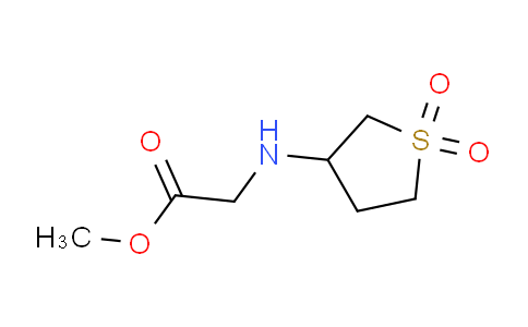 CAS No. 929816-63-7, methyl 2-[(1,1-dioxo-1λ⁶-thiolan-3-yl)amino]acetate