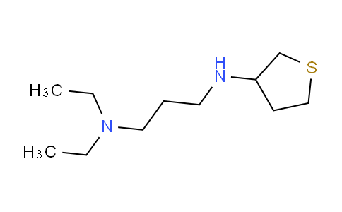 CAS No. 1019552-60-3, N-[3-(diethylamino)propyl]thiolan-3-amine