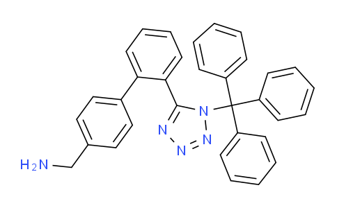 CAS No. 134603-82-0, [4-[2-(1-trityltetrazol-5-yl)phenyl]phenyl]methanamine
