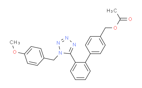 CAS No. 1301606-98-3, (2'-(1-(4-methoxybenzyl)-1H-tetrazol-5-yl)-[1,1'-biphenyl]-4-yl)methyl acetate