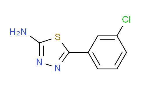 CAS No. 70057-67-9, 5-(3-Chlorophenyl)-1,3,4-thiadiazol-2-amine