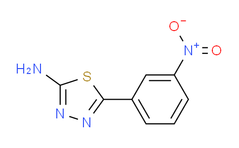 CAS No. 833-47-6, 5-(3-Nitrophenyl)-1,3,4-thiadiazol-2-amine
