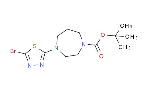CAS No. 1357147-44-4, tert-Butyl 4-(5-bromo-1,3,4-thiadiazol-2-yl)-1,4-diazepane-1-carboxylate