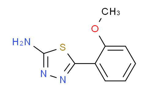 CAS No. 28004-56-0, 5-(2-Methoxyphenyl)-1,3,4-thiadiazol-2-amine