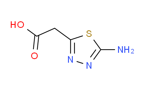 CAS No. 118863-94-8, 2-(5-Amino-1,3,4-thiadiazol-2-yl)acetic acid