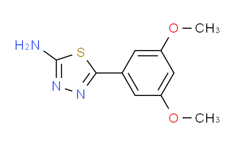 CAS No. 383130-39-0, 5-(3,5-Dimethoxyphenyl)-1,3,4-thiadiazol-2-amine