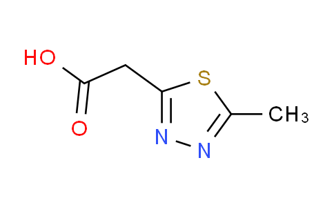 CAS No. 27349-42-4, 2-(5-Methyl-1,3,4-thiadiazol-2-yl)acetic acid