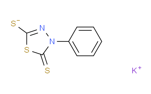CAS No. 6336-51-2, potassium;4-phenyl-5-sulfanylidene-1,3,4-thiadiazole-2-thiolate
