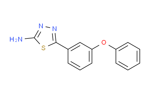 CAS No. 383130-76-5, 5-(3-Phenoxyphenyl)-1,3,4-thiadiazol-2-amine