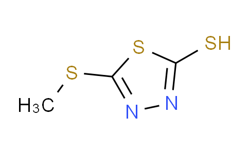 CAS No. 6264-40-0, 5-Methylthio-1,3,4-thiadiazole-2-thiol