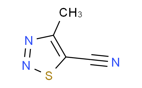 CAS No. 175136-68-2, 4-Methyl-1,2,3-thiadiazole-5-carbonitrile