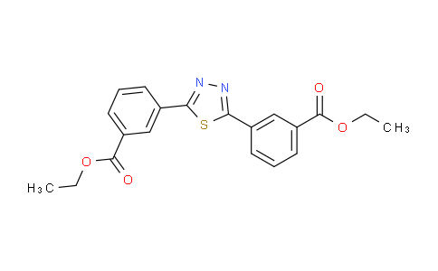 CAS No. 91913-91-6, Diethyl 3,3'-(1,3,4-thiadiazole-2,5-diyl)dibenzoate