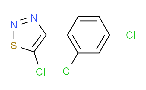 CAS No. 338407-85-5, 5-Chloro-4-(2,4-dichlorophenyl)-1,2,3-thiadiazole