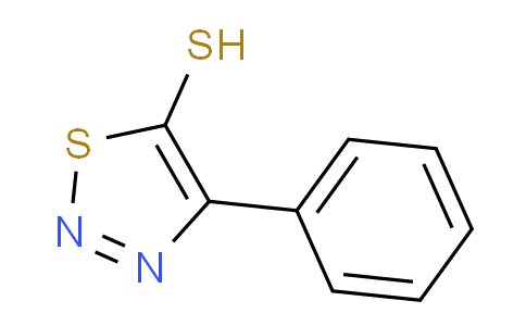 CAS No. 215296-45-0, 4-Phenyl-1,2,3-thiadiazole-5-thiol
