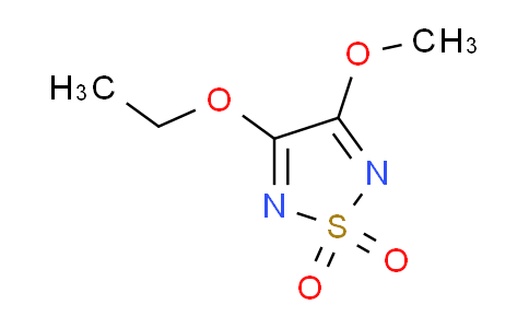 CAS No. 1379185-66-6, 3-Ethoxy-4-methoxy-1,2,5-thiadiazole 1,1-dioxide