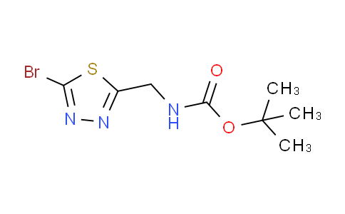 CAS No. 1454906-51-4, tert-butyl N-[(5-bromo-1,3,4-thiadiazol-2-yl)methyl]carbamate