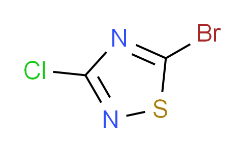 CAS No. 213325-82-7, 5-bromo-3-chloro-1,2,4-thiadiazole