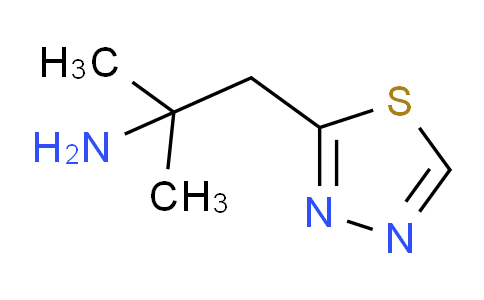 CAS No. 1638768-55-4, 2-methyl-1-(1,3,4-thiadiazol-2-yl)propan-2-amine