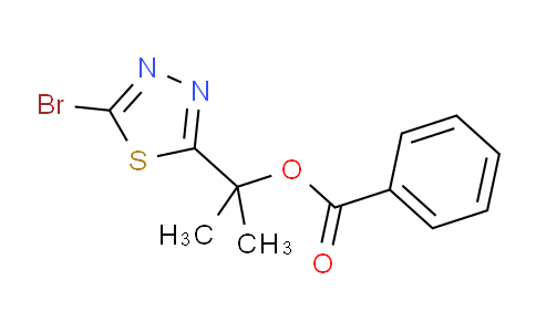 CAS No. 2092353-24-5, [1-(5-bromo-1,3,4-thiadiazol-2-yl)-1-methyl-ethyl] benzoate