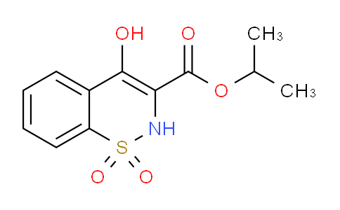 CAS No. 76508-35-5, isopropyl 4-hydroxy-2H-benzo[e][1,2]thiazine-3-carboxylate 1,1-dioxide
