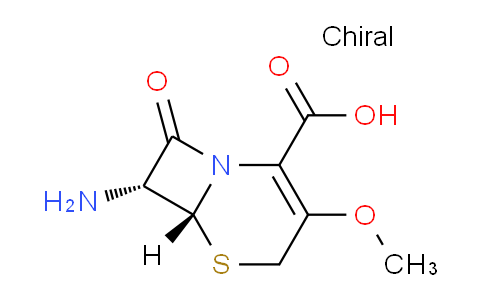 CAS No. 51803-38-4, (6R,7R)-7-amino-3-methoxy-8-oxo-5-thia-1-azabicyclo[4.2.0]oct-2-ene-2-carboxylic acid