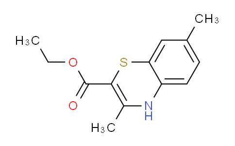 CAS No. 76273-51-3, Ethyl 3,7-dimethyl-4H-benzo[1,4]thiazine-2-carboxylate