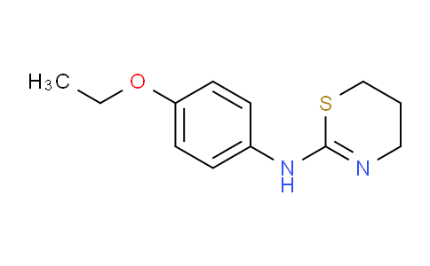 CAS No. 100253-53-0, N-(4-Ethoxyphenyl)-5,6-dihydro-4H-1,3-thiazin-2-amine