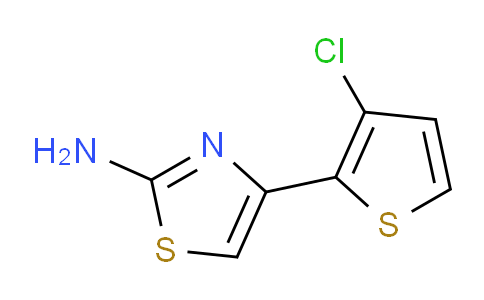 CAS No. 339114-12-4, 4-(3-Chlorothiophen-2-yl)thiazol-2-amine