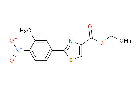 CAS No. 885278-57-9, ethyl 2-(3-methyl-4-nitrophenyl)thiazole-4-carboxylate