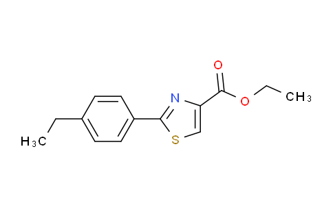 CAS No. 885278-69-3, ethyl 2-(4-ethylphenyl)thiazole-4-carboxylate