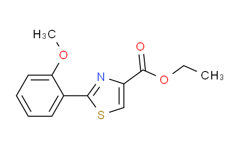 CAS No. 115299-16-6, ethyl 2-(2-methoxyphenyl)thiazole-4-carboxylate