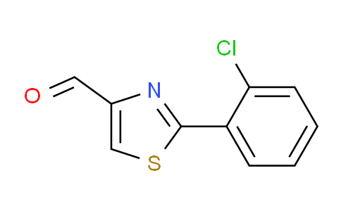 CAS No. 639517-84-3, 2-(2-chlorophenyl)thiazole-4-carbaldehyde