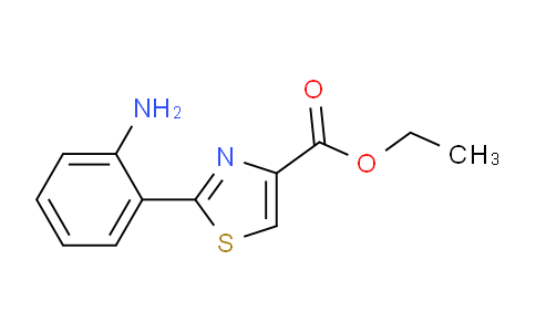 CAS No. 658076-43-8, ethyl 2-(2-aminophenyl)thiazole-4-carboxylate