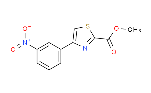 CAS No. 885279-68-5, methyl 4-(3-nitrophenyl)thiazole-2-carboxylate