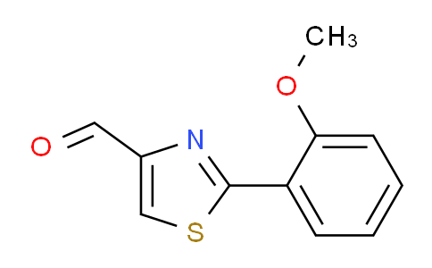 CAS No. 885279-11-8, 2-(2-methoxyphenyl)thiazole-4-carbaldehyde