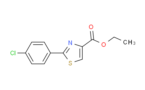 CAS No. 61786-00-3, ethyl 2-(4-chlorophenyl)thiazole-4-carboxylate