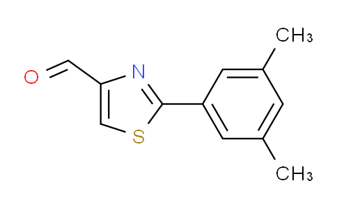 CAS No. 885278-96-6, 2-(3,5-dimethylphenyl)thiazole-4-carbaldehyde