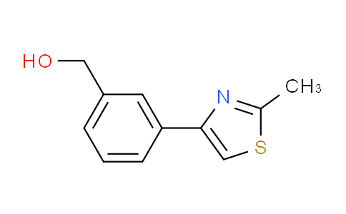 CAS No. 850375-06-3, (3-(2-methylthiazol-4-yl)phenyl)methanol